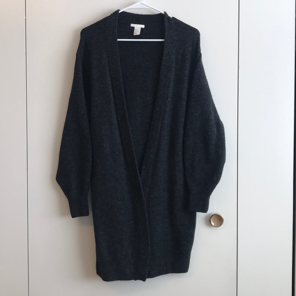 H&M oversized bulky black warm and soft sweater